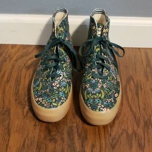 Rifle Paper Co Platform Keds